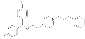 Vanorexine structural formula